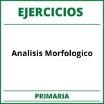 Ejercicios Analisis Morfologico Primaria PDF