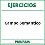 Ejercicios Campo Semantico Primaria PDF