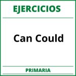 Ejercicios Can Could Primaria PDF