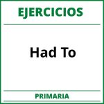 Ejercicios Had To Primaria PDF