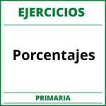 Ejercicios Porcentajes Primaria PDF