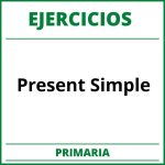 Ejercicios Present Simple Primaria PDF